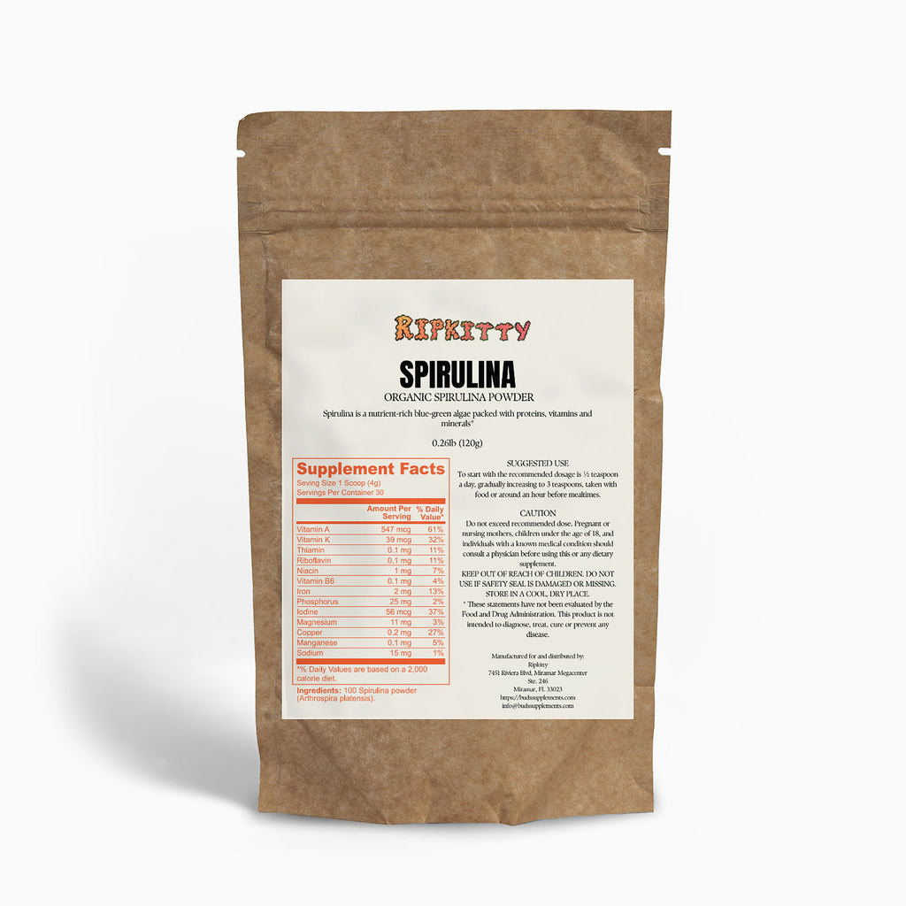 Ripkitty Earth Matrix: Pure Spirulina Powder (120g)