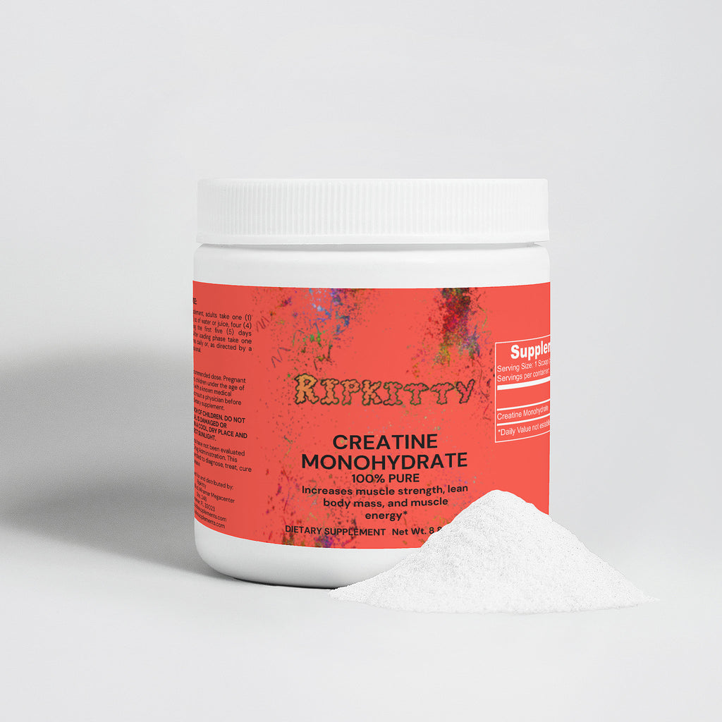 Ripkitty Iron Core: Pure Creatine Monohydrate Powder (250g)