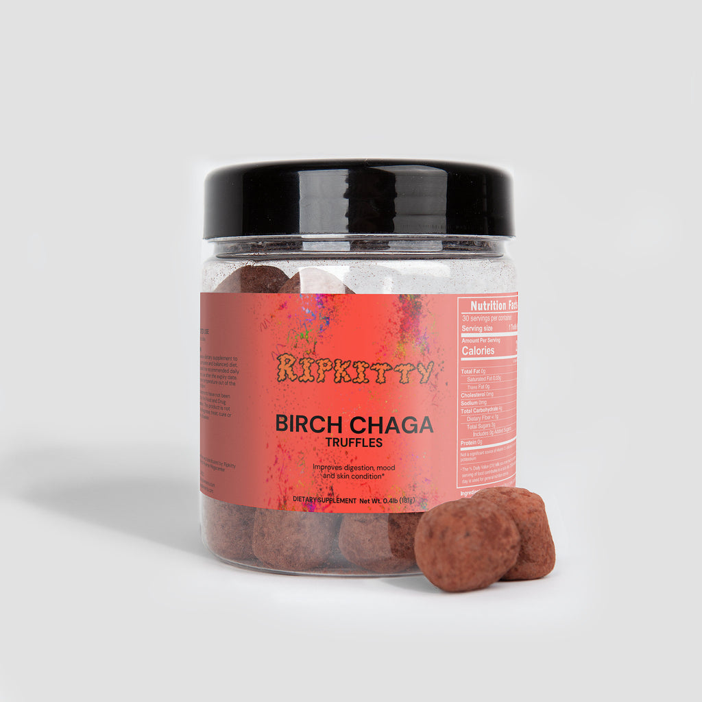 Ripkitty Neural Orb: Birch Chaga Cacao Truffles (30 Count)