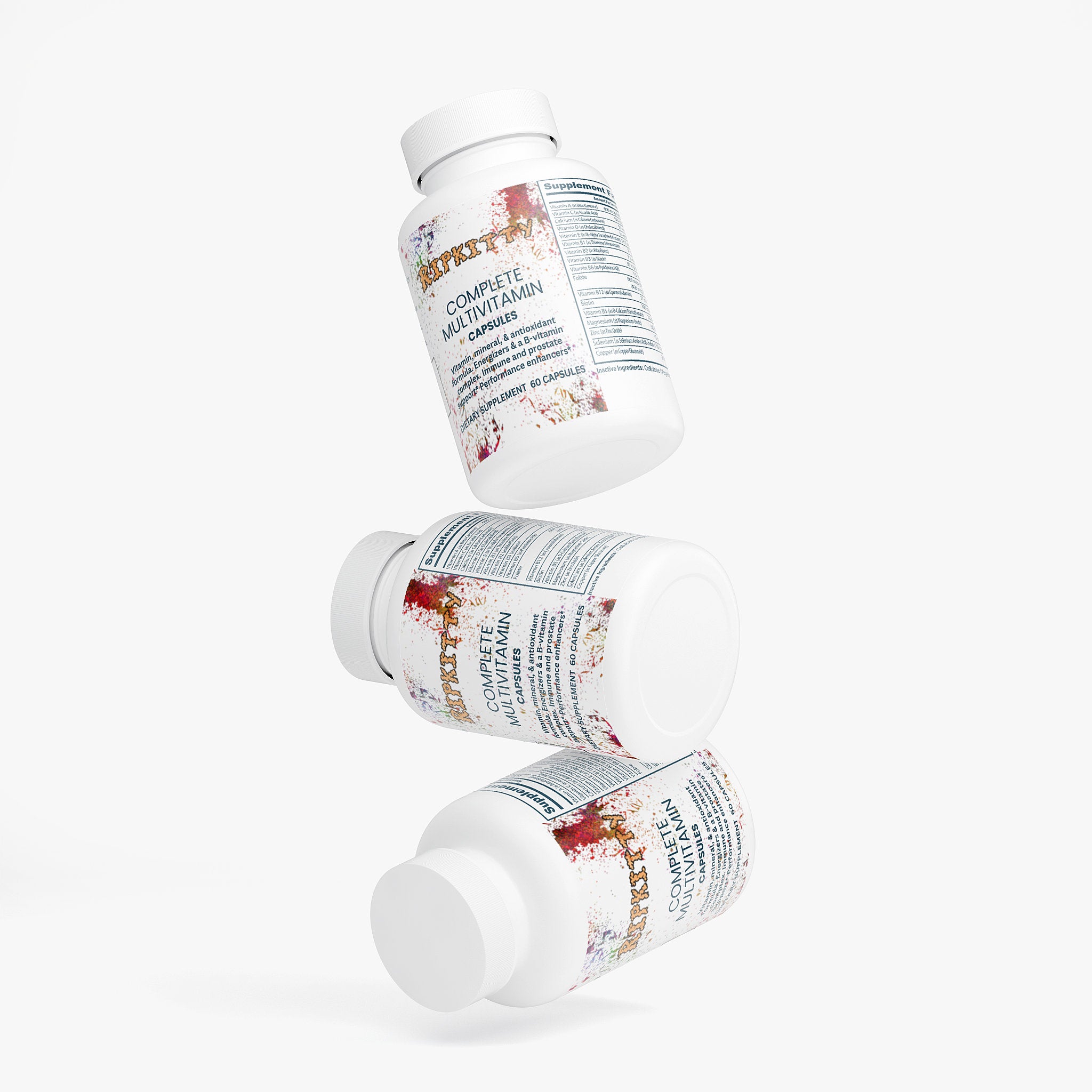 Ripkitty Full-Spectrum Wave: Premium Complete Multivitamin (60 Capsules)