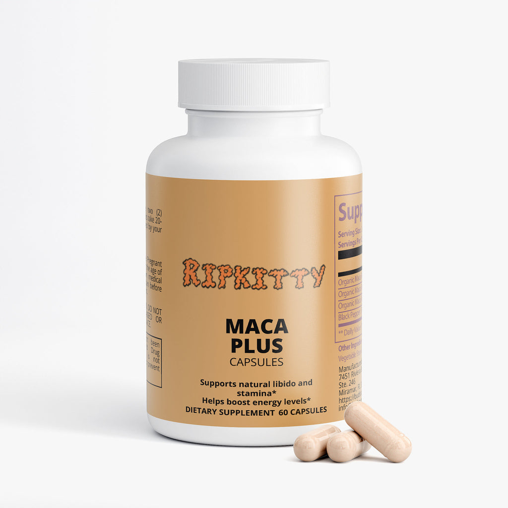 Ripkitty Core Heat: Triple Maca Plus Vitality Blend (60 Capsules)