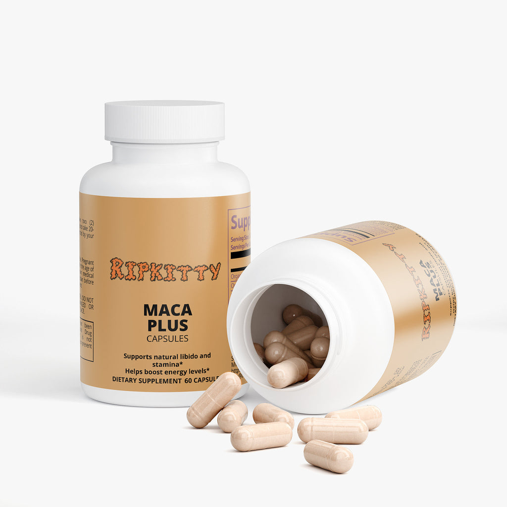 Ripkitty Core Heat: Triple Maca Plus Vitality Blend (60 Capsules)