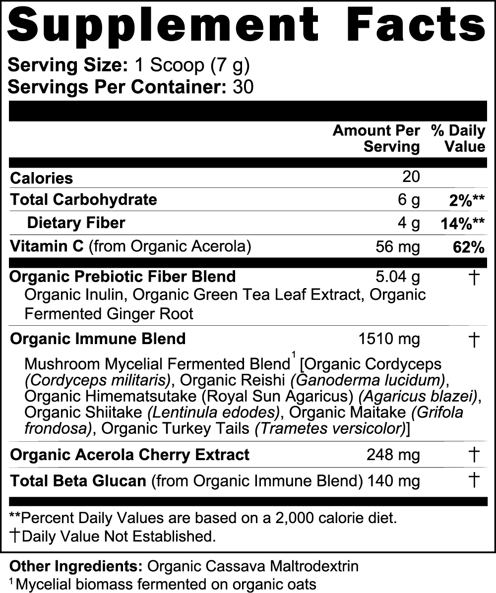 Ripkitty Flora Forest: Fermented Mushroom Blend (210g)